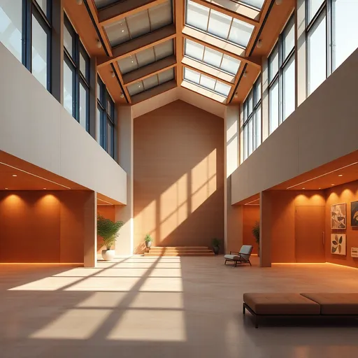 Modern minimalist interior design